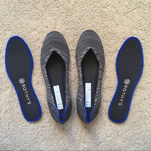 Rothy’s Retired Rare Granite Heather Ballet Flats - Picture 2 of 12